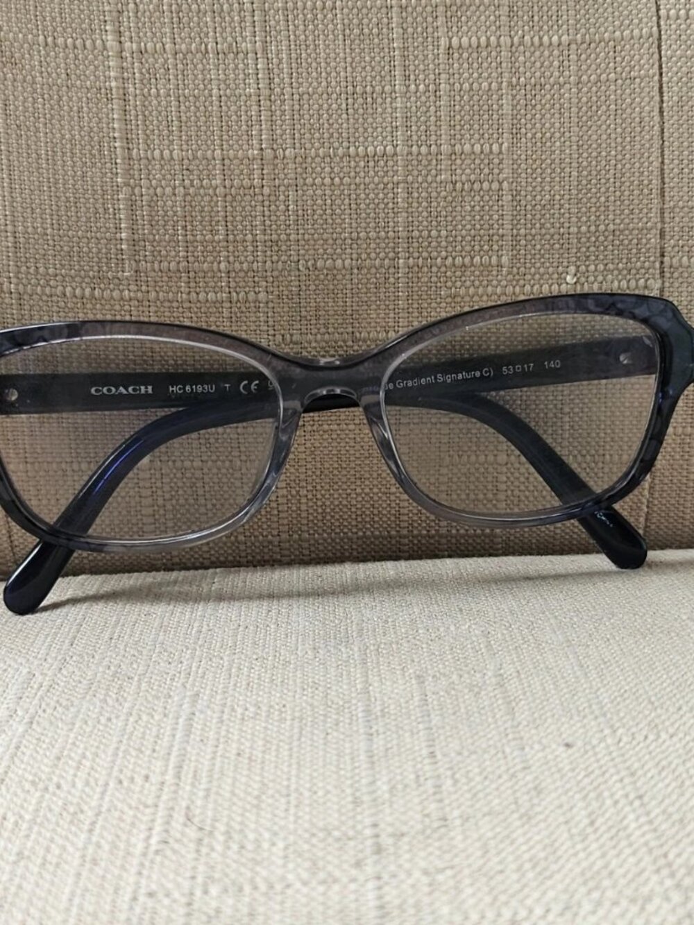 COACH Eyeglasses Frame Blue Gradient Signature C HC6193U Eyewear Glasses Frame - Picture 4 of 12